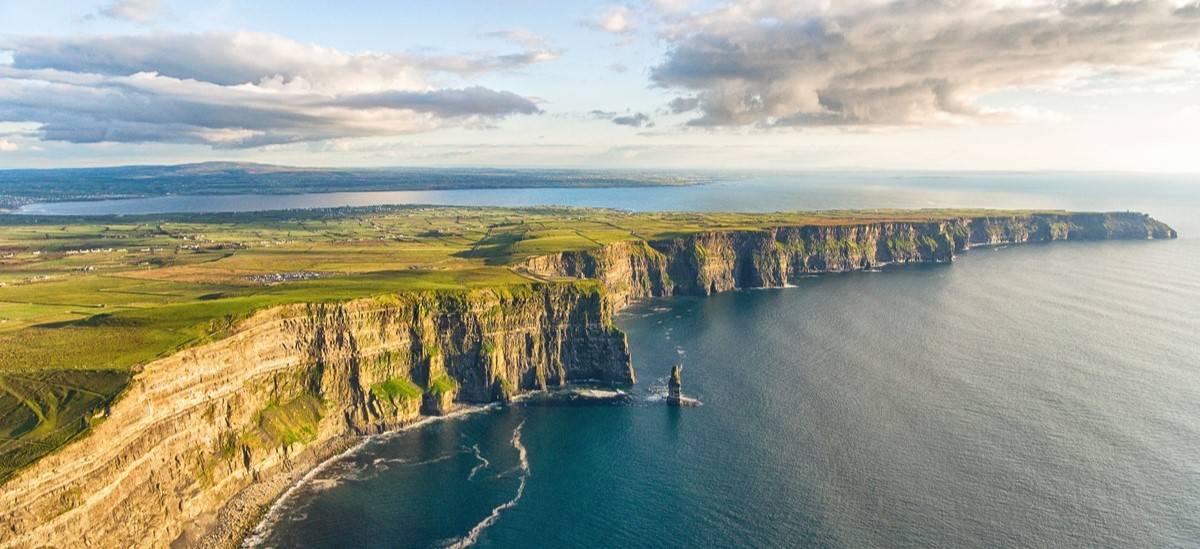 Atlantic coastline of Ireland