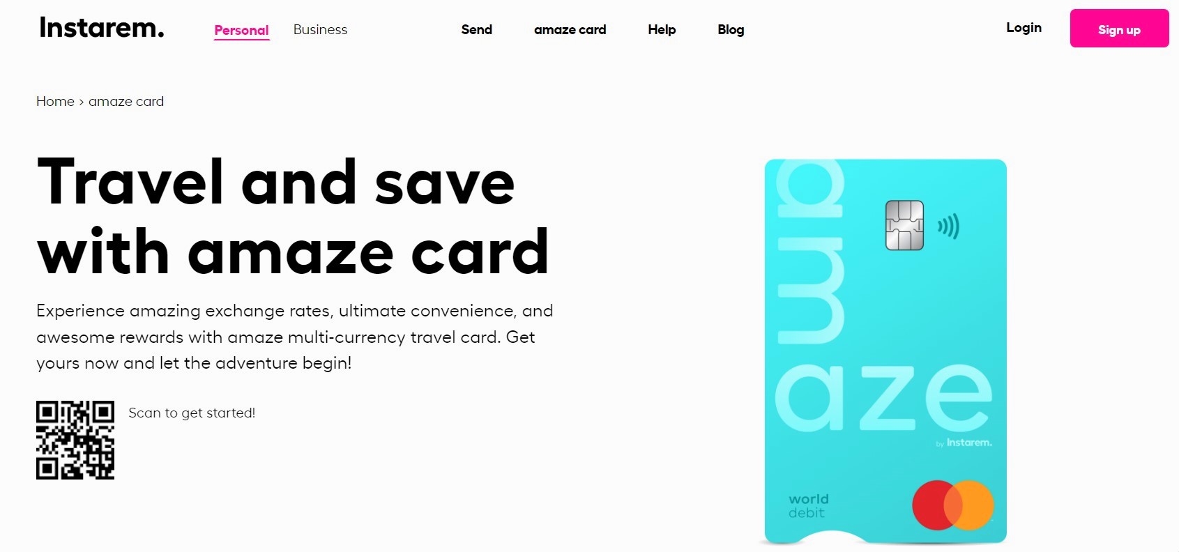 amaze-homepage