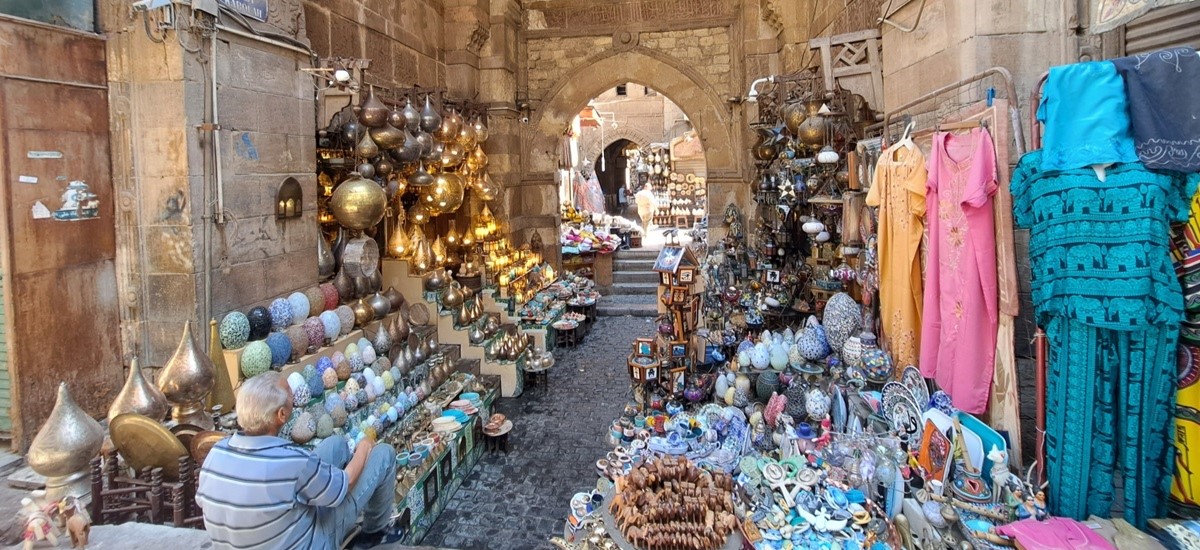 Egyptian bazaar market