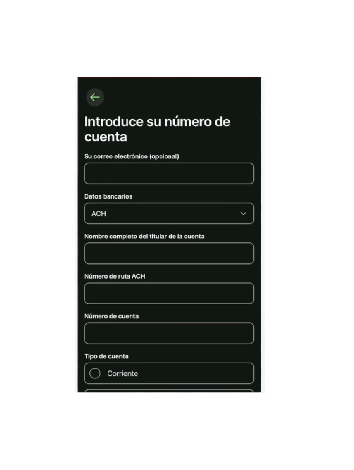 ACCOUNT DEST mexico