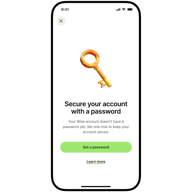 Extra security for your Wise account 