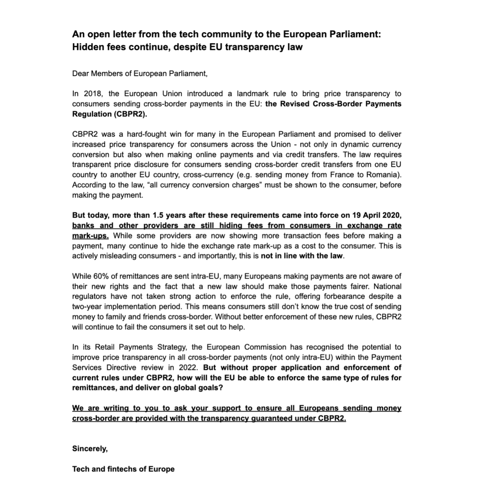 transparency-letter