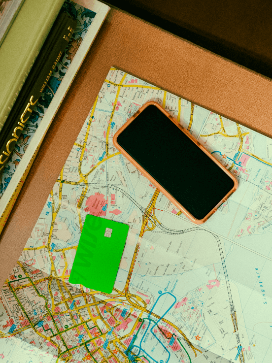 Avec l'appli Wise et la carte de débit, il est facile de gérer votre argent en voyageant.